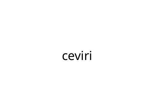 ceviri