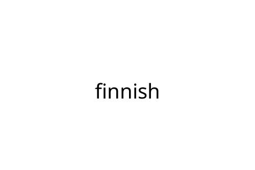 finnish
