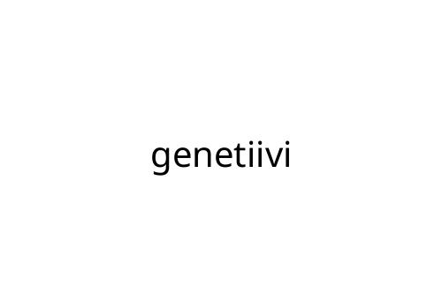 genetiivi