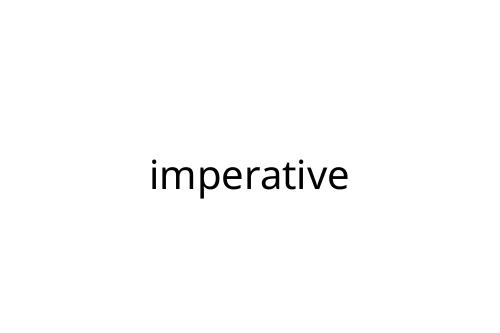 imperative