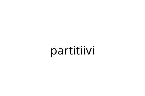 partitiivi