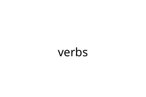 verbs