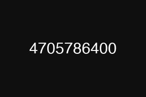 4705786400