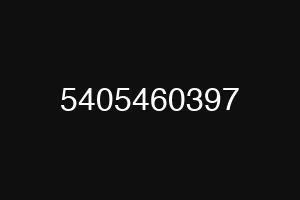 5405460397