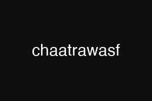 chaatrawasf