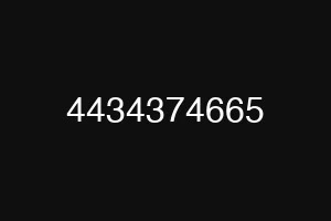 4434374665