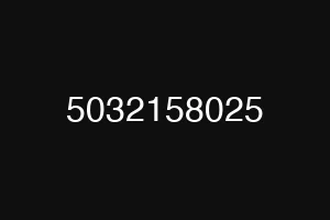 5032158025