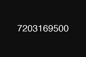7203169500