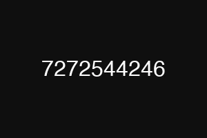 7272544246