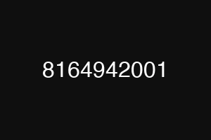 8164942001