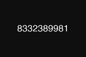 8332389981